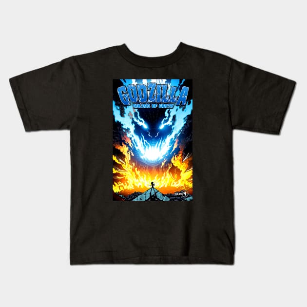 Godzilla ROE 4 Kids T-Shirt by dolanjaran